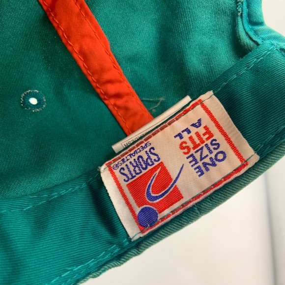 Vintage 90s Sports Specialties Miami Dolphins Retro NFL Pro Line Hat Autographed - Picture 15 of 16